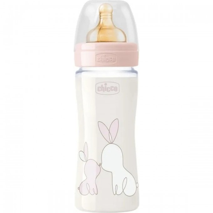 Бутылочка для кормления CHICCO ORIGINAL TOUCH стеклянная 240 мл 00027720100000