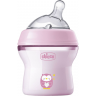 Бутылочка пластиковая CHICCO NATURAL FEELING 150 мл, 0м+ розовая 00081311100000