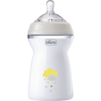 Бутылочка пластиковая CHICCO NATURAL FEELING 330 мл 6м+ нейтраый Бутылочка пластиковая CHICCO NATURAL FEELING 330 мл 6м+ нейтраый