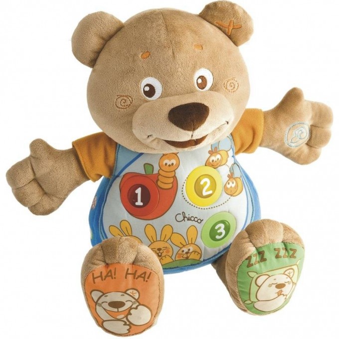 Говорящий Мишка CHICCO Teddy, коричневый 60014000180