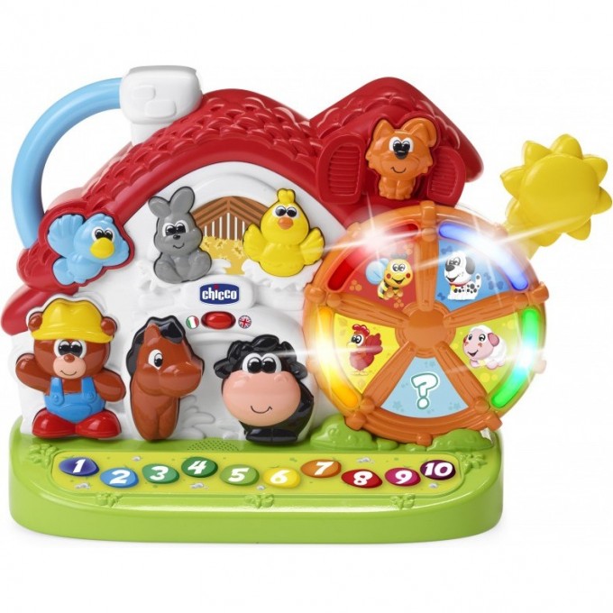 Игрушка CHICCO Новая Говорящая ферма, Разноцветный 00009604000180