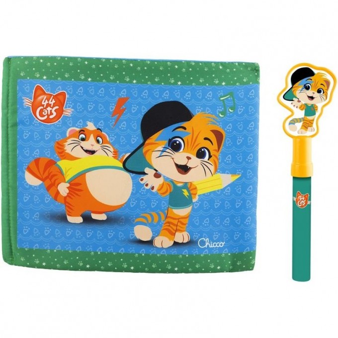 Игрушка-книжка мягкая CHICCO Lampo, Синий 00009936000000