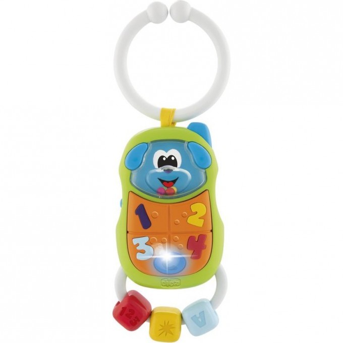 Игрушка-погремушка CHICCO "ТЕЛЕФОНЧИК" разноцветный 00009708000000
