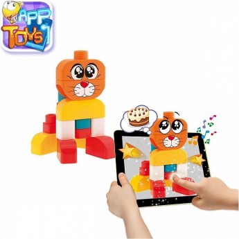 Игрушка "Набор строительных блоков CHICCO "Кошка и собака" (15 деталей) Игрушка "Набор строительных блоков CHICCO "Кошка и собака" (15 деталей)