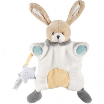 Игрушка-рукавичка мягкая CHICCO "Зайчик", Бежевый Игрушка-рукавичка мягкая CHICCO "Зайчик", Бежевый