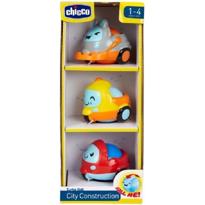 Набор машинок CHICCO КОМАНДА СТРОИТЕЛЕЙ 1-4 г 00010757000000