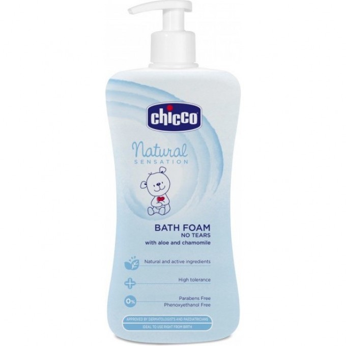 Пена для ванны CHICCO NATURAL SENSATION, 500 мл 7713100000