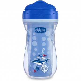 Поильник CHICCO ACTIVE CUP 14+, темно-синий