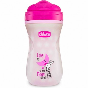 Поильник CHICCO GLOWING CUP, Розовый