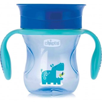 Поильник CHICCO PERFECT CUP 12м+ голубой