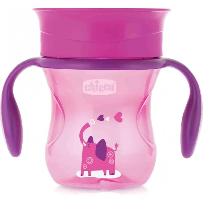 Поильник CHICCO PERFECT CUP 12м+ розовый 00006951100000