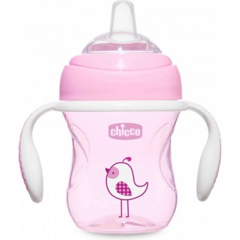 Поильник CHICCO TRANSITION, Розовый