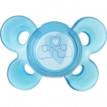 Пустышка силиконовая CHICCO PHYSIO COMFORT, Голубой