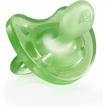 Пустышка силиконовая CHICCO PHYSIO SOFT 12м+, зеленый