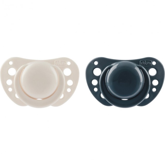 Пустышка силиконовая CHICCO PHYSIOFORMA AIR blue 6-16 мес 2 шт 00075033310000