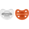 Пустышка силиконовая CHICCO PHYSIOFORMA LUXE or-transp 16-36 мес 2 шт 00073035310000
