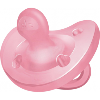 Пустышка силиконовая CHICCO PHYSIOFORMA SOFT pink 6-16 мес, 2 шт Пустышка силиконовая CHICCO PHYSIOFORMA SOFT pink 6-16 мес, 2 шт